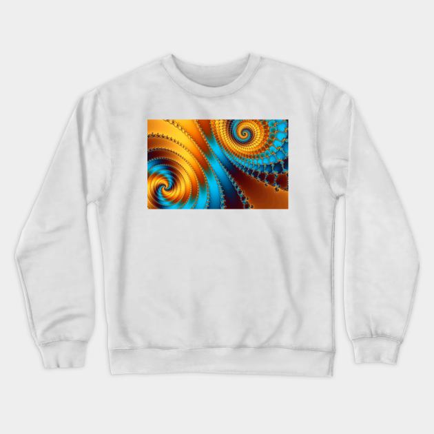 Classic supernova digital design Crewneck Sweatshirt by Montanescu